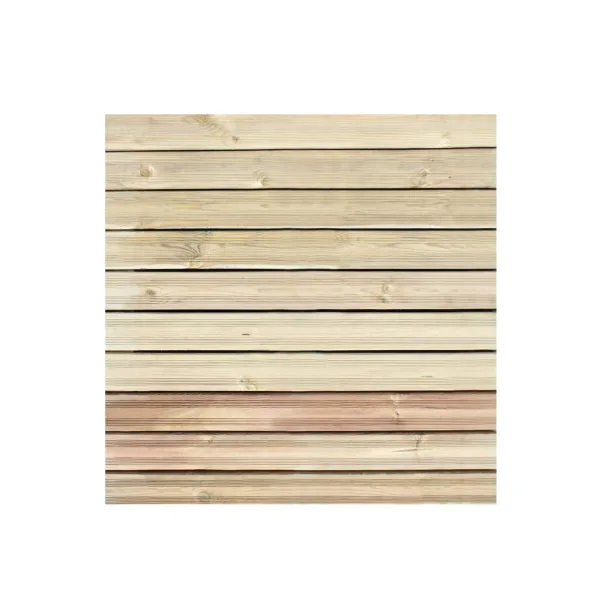 Onlywood Piastrelle in legno da esterno STRONG 100x100x3,8 cm - Pino Impregnato in Autoclave-0