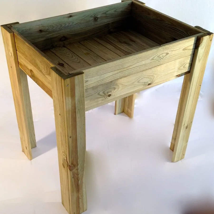 Orto sul Balcone in Legno Trattato 80 x 80 x 120 h. cm-37725