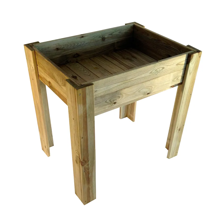 Orto sul Balcone in Legno Trattato 80 x 80 x 120 h. cm-37728