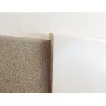 Copri Battiscopa Bianco in Legno Massello - 95 x 18 mm - Asta da 2,5 metri - foto 3
