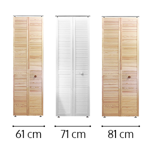 3 larghezze differenti