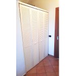 Onlywood Anta per Armadio a Muro a Persiana 610 x 2050 mm in Legno verniciato Bianco-48453