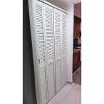 Onlywood Anta per Armadio a Muro a Persiana 610 x 2050 mm in Legno verniciato Bianco-76574