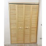 Onlywood Ante per Armadio a Muro a Persiana 610 x 2050 mm in Legno Naturale-58363