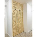 Onlywood Ante per Armadio a Muro a Persiana 810 x 2050 mm in Legno Naturale-58366