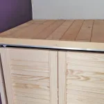 Onlywood Ante per Armadio a Muro a Persiana 61 x 205 cm in Legno Naturale - foto 24