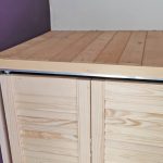 Onlywood Ante per Armadio a Muro a Persiana 810 x 2050 mm in Legno Naturale-78435