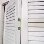 Onlywood Anta per Armadio a Muro a Persiana 810 x 2050 mm in Legno verniciato Bianco-48097