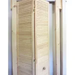 Onlywood Ante per Armadio a Muro a Persiana 81 x 205 cm in Legno Naturale - foto 6
