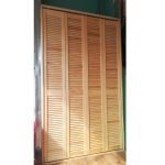 Onlywood Ante per Armadio a Muro a Persiana 610 x 2050 mm in Legno Naturale-46063