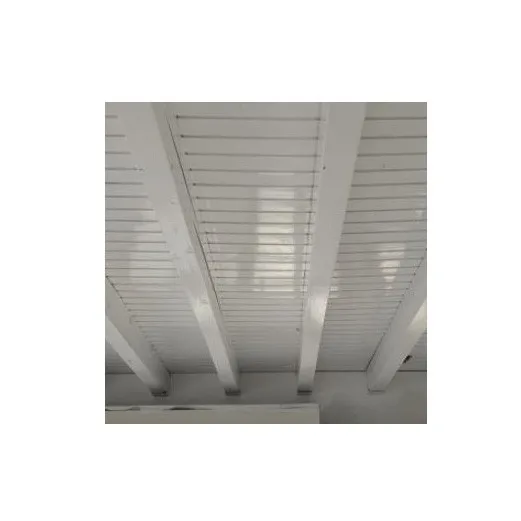 Perline legno Bianco per copertura pergola al Metro Quadro-0