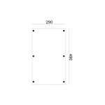 Onlywood Gazebo in Legno KIOSK Tetto in Legno 490x290 cm - Antivento-42336