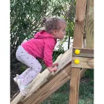 Parco Giochi in Legno Autoclavato CAROL 3 con Altalena e Scivolo Fungoo - foto 13