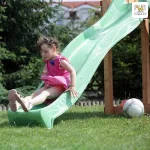 Parco Giochi in Legno Verniciato Color Teak Fungoo TIP TOP Torre con Scivolo - foto 11