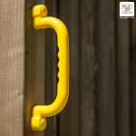 Parco Giochi in Legno Verniciato Color Teak Fungoo TIP TOP Torre con Scivolo -42351