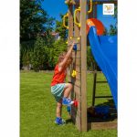 Parco Giochi in Legno Autoclavato Fungoo CAROL 2 con Scivolo e Altalena-42525