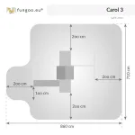 Parco Giochi in Legno Autoclavato CAROL 3 con Altalena e Scivolo Fungoo - foto 11