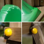 Parco Giochi in Legno Autoclavato CAROL 3 con Altalena e Scivolo Fungoo - foto 15