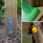 Parco Giochi in Legno Autoclavato CAROL 3 con Altalena e Scivolo Fungoo - foto 17