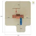 Parco Giochi in Legno Autoclavato CAROL 3 con Altalena e Scivolo Fungoo - foto 10