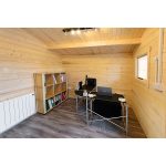 Onlywood Casetta in Legno da giardino WOLFGANG 530 x 450 cm - Con Portico-54653