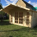 Onlywood Casetta in legno da giardino INGLUND 380 X 320-44719