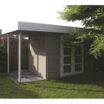 Onlywood Casetta in legno con tettoia laterale MODERN 500 X 200 cm-44243