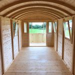 Onlywood Bungalow in legno JIMMY 840 x 240 cm - con Preingresso-44218