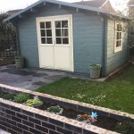 Onlywood Casetta in legno da giardino DYRE 400 X 300 cm-44455