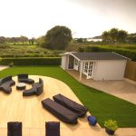 Onlywood Casetta in Legno da giardino WOLFGANG 530 x 450 cm - Con Portico-44788