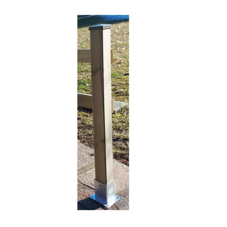 Palo Montante di fine Campata 9x9x150 h. cm-0