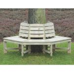 Panca CIRCOLARE in Legno Autoclavato per alberi con Ø 87 cm -43297