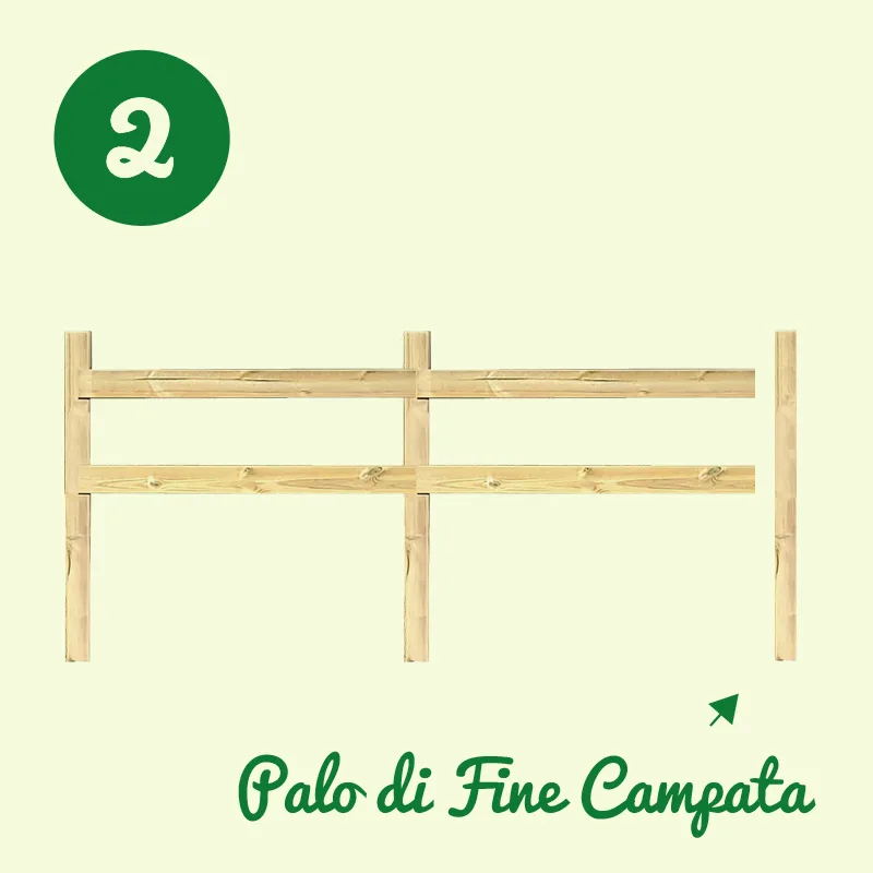 Pali in legno di Pino Russo trattati in Autoclave Pali in legno di Pino Russo trattati in Autoclave