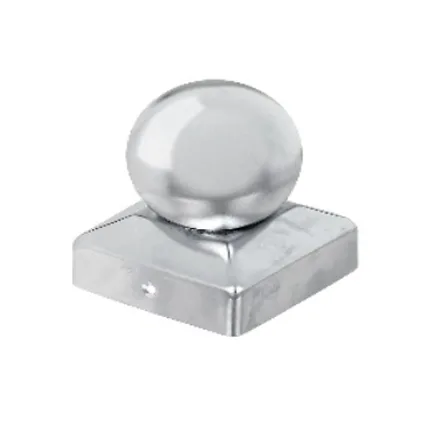 Onlywood TAPPO CON SFERA Copri Palo per Pali 9x9 cm-0