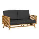 Onlywood Divano in Teak da Esterno RIVERSIDE - due sedute - 150 x 80 x 83 h cm-0