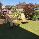 Onlywood Sedia in legno da giardino Miami - 74 x 90 x 93h cm-45024