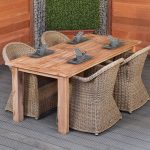 Onlywood Tavolo da giardino in Teak MODERN - 250 x 100 x 78h cm-45005