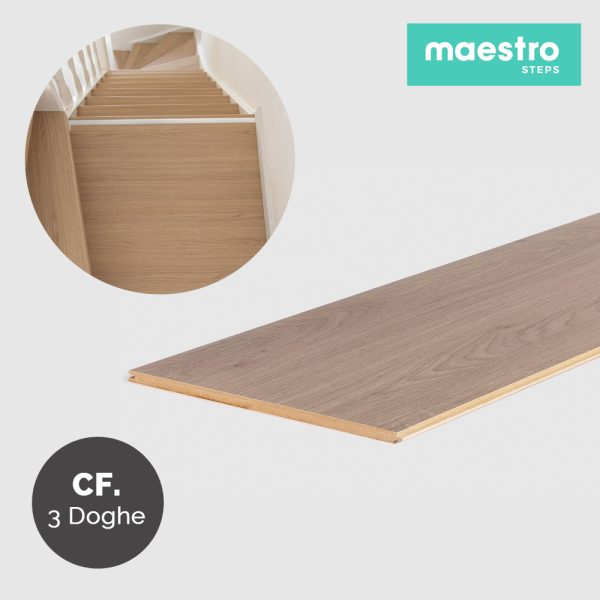 PIANEROTTOLO LOUSIANA OAK Rivestimento per Scale Interne - Confezione 1,38 MQ-0