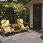 Onlywood Set tavolo e sedie da giardino PARIS in legno di pino impregnato - 175 x 90 x 93 h cm-54864