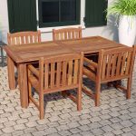 Onlywood Tavolo da giardino in Teak MODERN - 180 x 90 x 78h cm-54414