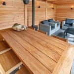 Onlywood Tavolo Alto con Sgabelli in Legno Teak -54364
