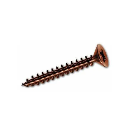 Viti 4,5 x 37 mm Torx Tx 20 Acciaio C1022 Color Rame - SCATOLA 200 PZ-0