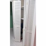 Onlywood Anta per Armadio a Muro a Persiana 710 x 2050 mm in Legno verniciato Bianco-76567