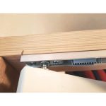 Onlywood Anta per Armadio a Muro a Persiana 710 x 2050 mm in Legno verniciato Bianco-48442