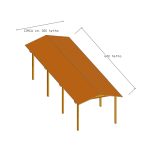 Onlywood Gazebo in Legno impregnato TIP 3 x 6 Tetto Antivento - Personalizzabile-0