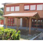 Onlywood Gazebo in Legno impregnato TIP 4 x 6 Tetto Antivento - Personalizzabile-48878