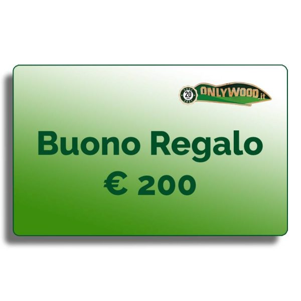 Buono regalo Onlywood - € 200 -0