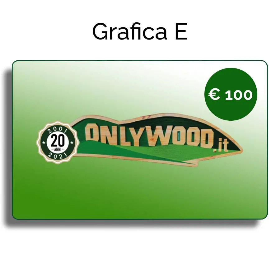 Buono regalo Onlywood - € 100 -46621