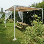 Tavolo Picnic PROMO 8 posti - 200 cm - con Foro per Ombrellone-48518