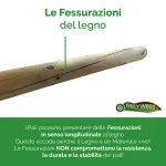 Onlywood Staccionata a 2 traverse in Pino certificato due fori (misure L 150cm x H 150cm) - Modulo iniziale con 2 piantoni-49139